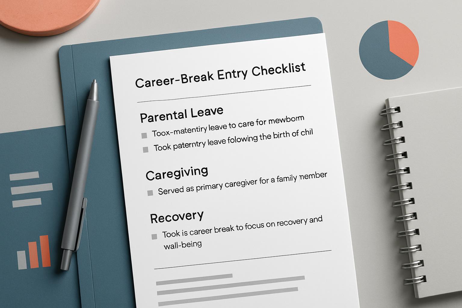 Career Break Entry Checklist (Parental Leave, Caregiving, Burnout)